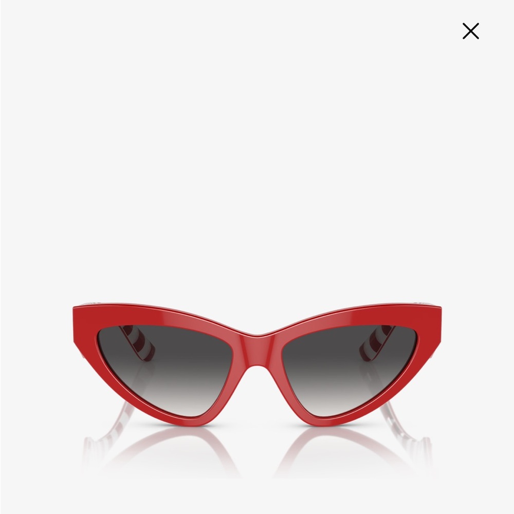 Dolce & Gabbana Red Cat-Eye Sunglasses